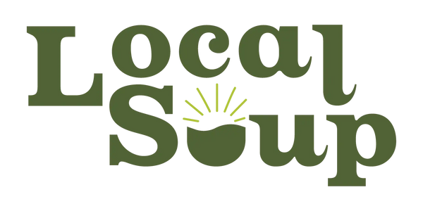 Logo for 'Local Soup' with a green color scheme on a white background